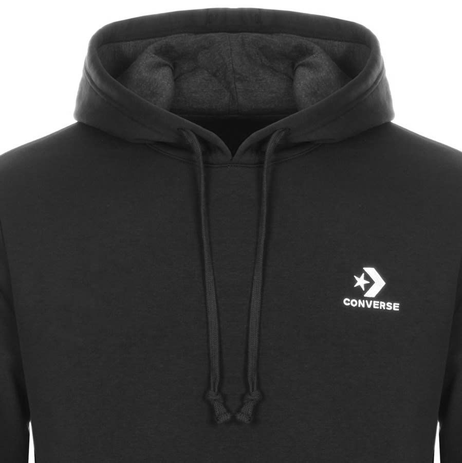 Alternative Image for ProductConverse Star Chevron Logo Hoodie Black2